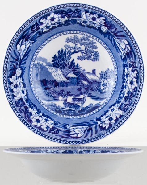 Fruit Saucer With Rim c1920s